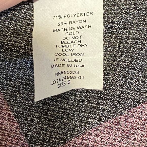 Camille & Co. Chevron Tunic with Bell Sleeves Size S - Picture 4 of 5